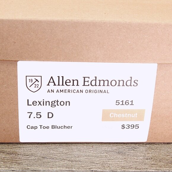 Allen Edmonds LEXINGTON Blucher 7.5 D Chestnut * add $15 new Cedar Trees main image 11